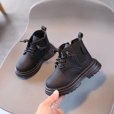 2023 Cizme noi pentru fete simple, versatile, maro, negru, pentru școală, cool, copii, băieți, cizme scurte, transport gratuit, primăvară, toamnă, ocazional