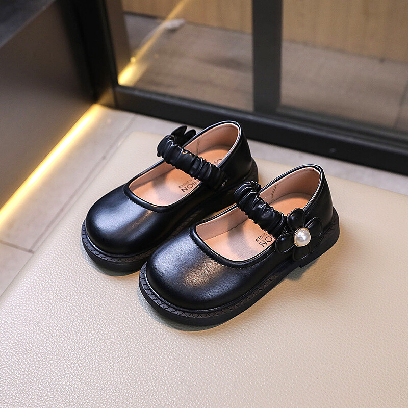 Kožne cipele princeze za djevojčice Nove slatke dječje cipele s cvjetnim haljinama Modne proljetne jesenske dječje ravne cipele za vjenčanje Svestrane