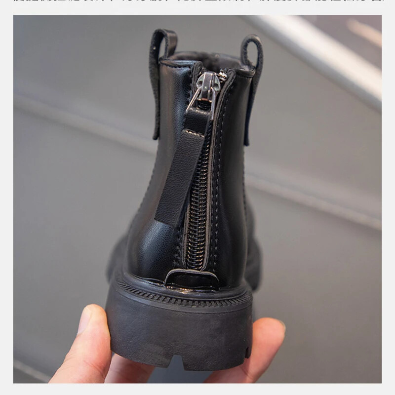 Uued 2024. aasta sügistalvised beebid, lühikesed saapad, soojad tüdrukud, poisid, kingad, nahast lastesaapad, moed, pehmed väikelaste lumesaapad