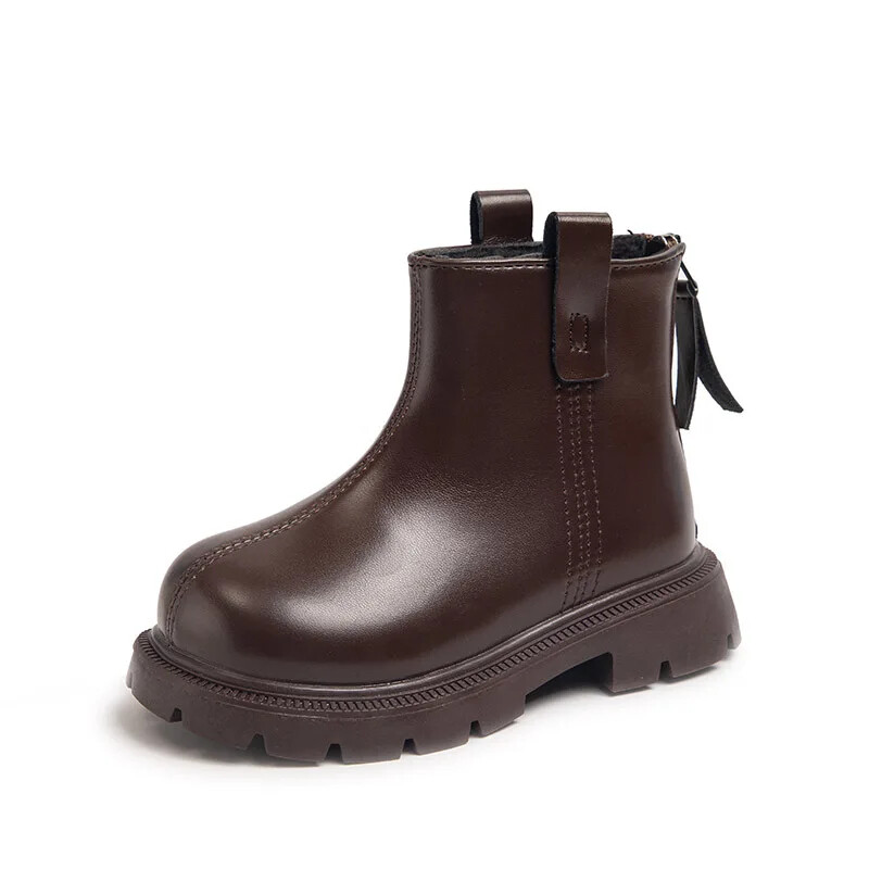 Uued 2024. aasta sügistalvised beebid, lühikesed saapad, soojad tüdrukud, poisid, kingad, nahast lastesaapad, moed, pehmed väikelaste lumesaapad