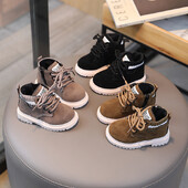 Φθινόπωρο Χειμώνας Παιδική Μόδα Μπότες Κορίτσια Αγόρια Ζεστή μπότα χιονιού Παιδική Κοντή καθημερινή αντιολισθητική εξωτερική βαμβακερά παπούτσια Παιδικά Πρωτοχρονιά