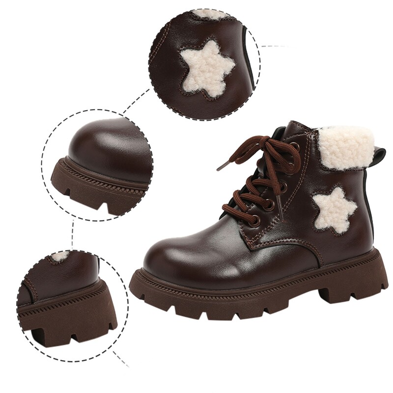 Laste talvised soojad libisemiskindlad saapad Tüdrukutele Poolsaapad Madala kontsaga saapad Lastejalatsid Lastele Poistele Tüdrukutele Saapad botas niña