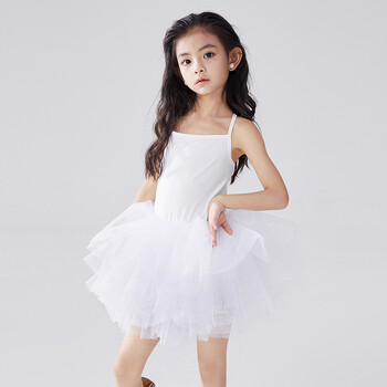 Νέο φόρεμα μπαλέτου για κορίτσια TuTu 2-8 Ys Fashion Professional Kids Dancing Party Dress Performance Στολή Πριγκίπισσα Νυφικό