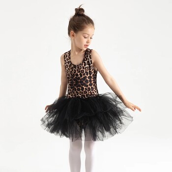 Νέο φόρεμα μπαλέτου για κορίτσια TuTu 2-8 Ys Fashion Professional Kids Dancing Party Dress Performance Στολή Πριγκίπισσα Νυφικό