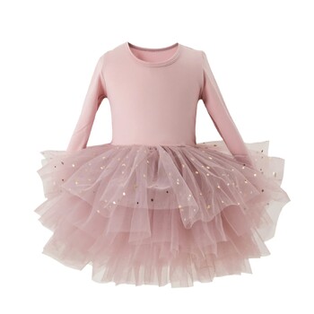 Νέο φόρεμα μπαλέτου για κορίτσια TuTu 2-8 Ys Fashion Professional Kids Dancing Party Dress Performance Στολή Πριγκίπισσα Νυφικό