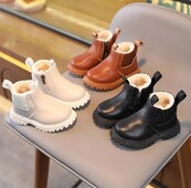 Jesen Zima Dječje kratke čizme Super tople cipele za dječake i djevojčice Dječje čizme od pu kože Modne čizme za malu djecu Dječje cipele za snijeg