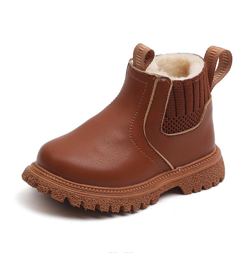 Jesen Zima Dječje kratke čizme Super tople cipele za dječake i djevojčice Dječje čizme od pu kože Modne čizme za malu djecu Dječje cipele za snijeg