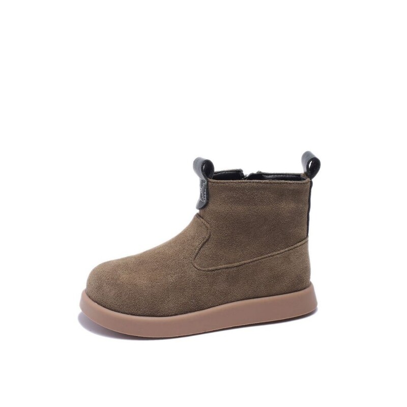 Lastesaapad Tüdrukute Mood Rooma Kvaliteetsest nahast Poolsaapad Poistele Libisemisvastane Pehme Tald Sügisesaapad Suurus 26-36