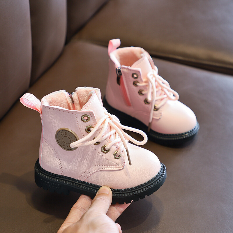 2024. aasta uued tüdrukute saapad, mitmekülgsed pehmed hingavad, libisemiskindlad, soojad küljelt tõmblukk Mood Laste vabaaja saapad, lühikesed saapad, väike kohaletoimetamine