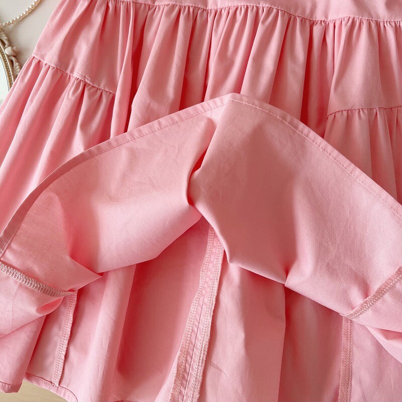 Haljina za djevojčice Ljetna haljina princeze s puf rukavima Retro dječje haljine Dječje vintage haljine Rođendanska zabava Haljina za djevojčice 2-7 godina