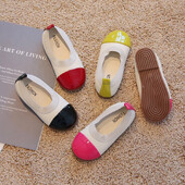 Kevad-sügis painduvad balletikingad beebitüdrukutele Armsad tarretisega lakknahast printsessikingad Mix Color Laste Gilrsi tantsukingad H01093