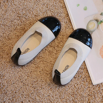 Kevad-sügis painduvad balletikingad beebitüdrukutele Armsad tarretisega lakknahast printsessikingad Mix Color Laste Gilrsi tantsukingad H01093