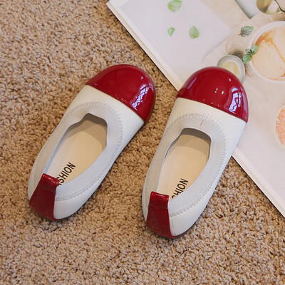 Kevad-sügis painduvad balletikingad beebitüdrukutele Armsad tarretisega lakknahast printsessikingad Mix Color Laste Gilrsi tantsukingad H01093