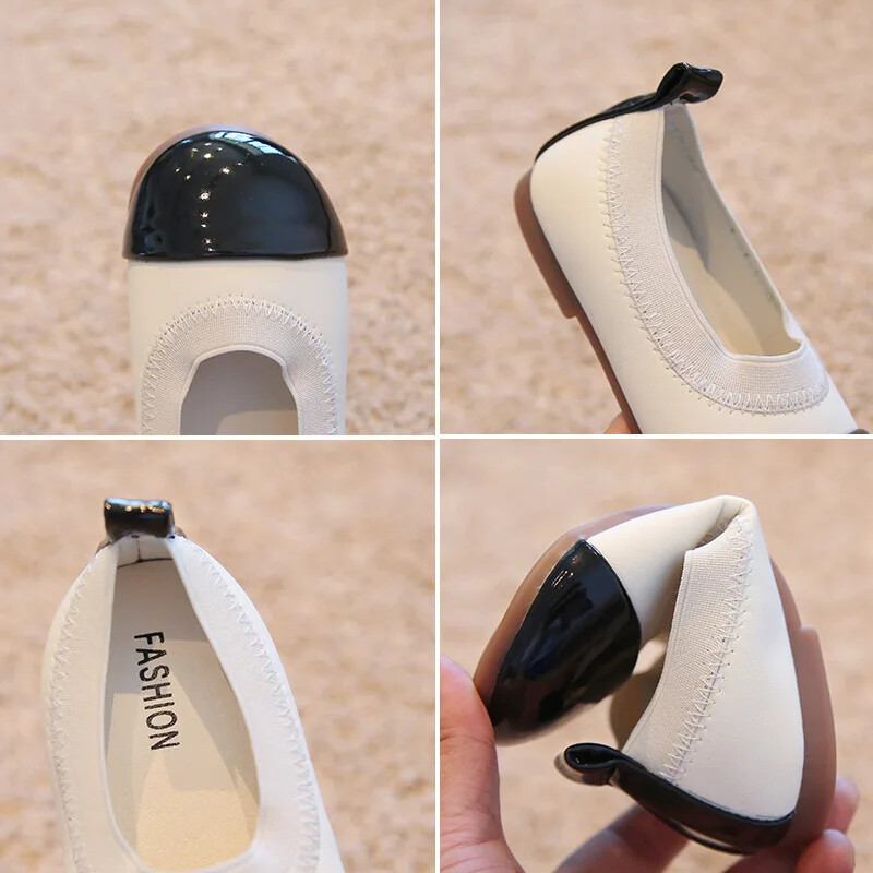 Kevad-sügis painduvad balletikingad beebitüdrukutele Armsad tarretisega lakknahast printsessikingad Mix Color Laste Gilrsi tantsukingad H01093