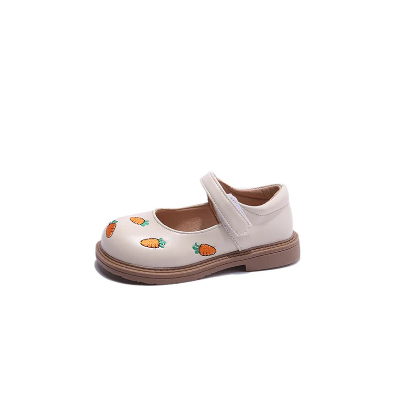 Armsad redismustriga beebitüdruku nahast kingad tikandid koolikingad lastele tüdrukutele Printside ballipeokingad õpilaste jalatsid H06182