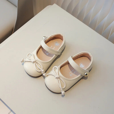 2024. Dječje kožne cipele Dječje ravne cipele Modne crne bež Svestrane baletne cipele za djevojčice Mary Jane Uzročno proljeće jesen