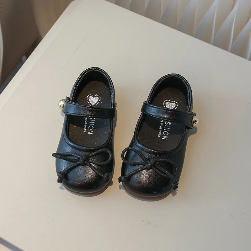 2024. Dječje kožne cipele Dječje ravne cipele Modne crne bež Svestrane baletne cipele za djevojčice Mary Jane Uzročno proljeće jesen