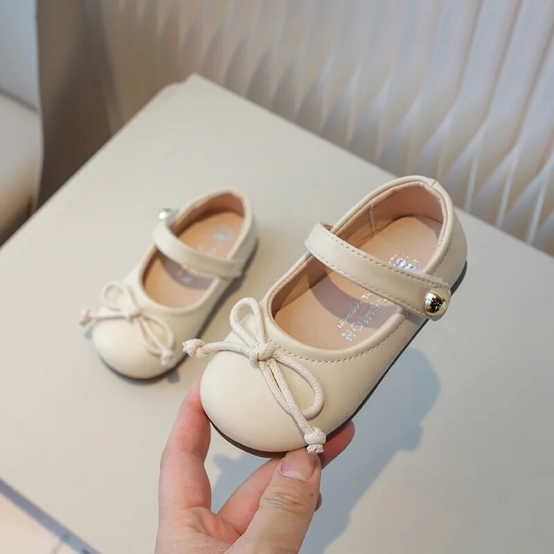 2024. Dječje kožne cipele Dječje ravne cipele Modne crne bež Svestrane baletne cipele za djevojčice Mary Jane Uzročno proljeće jesen