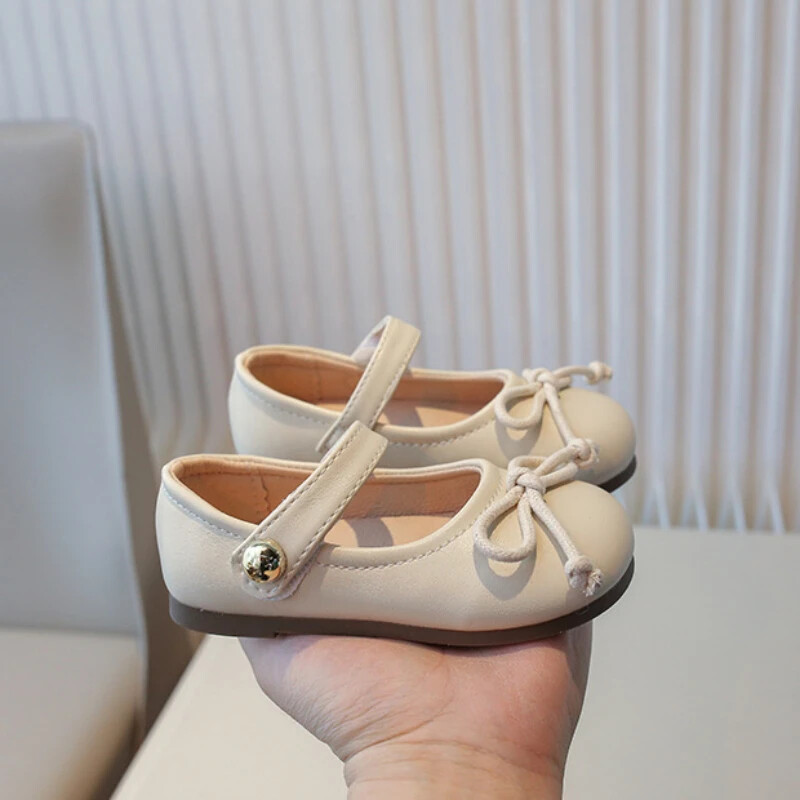 2024. Dječje kožne cipele Dječje ravne cipele Modne crne bež Svestrane baletne cipele za djevojčice Mary Jane Uzročno proljeće jesen