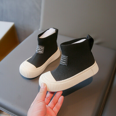 2023. aasta uued sügisesed beebijalatsid Koo hingavad laste saapad, poistele, poolsaapad, pehme tald, vabaaja moed väikelaste tüdrukute saapad