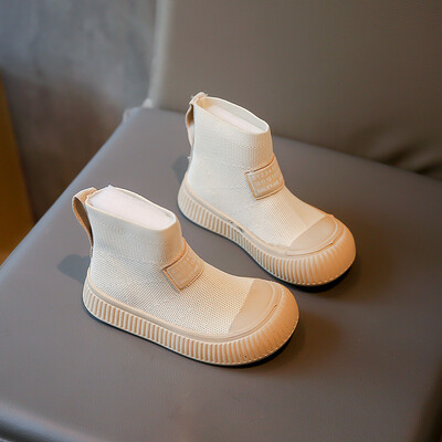 2023. aasta uued sügisesed beebijalatsid Koo hingavad laste saapad, poistele, poolsaapad, pehme tald, vabaaja moed väikelaste tüdrukute saapad