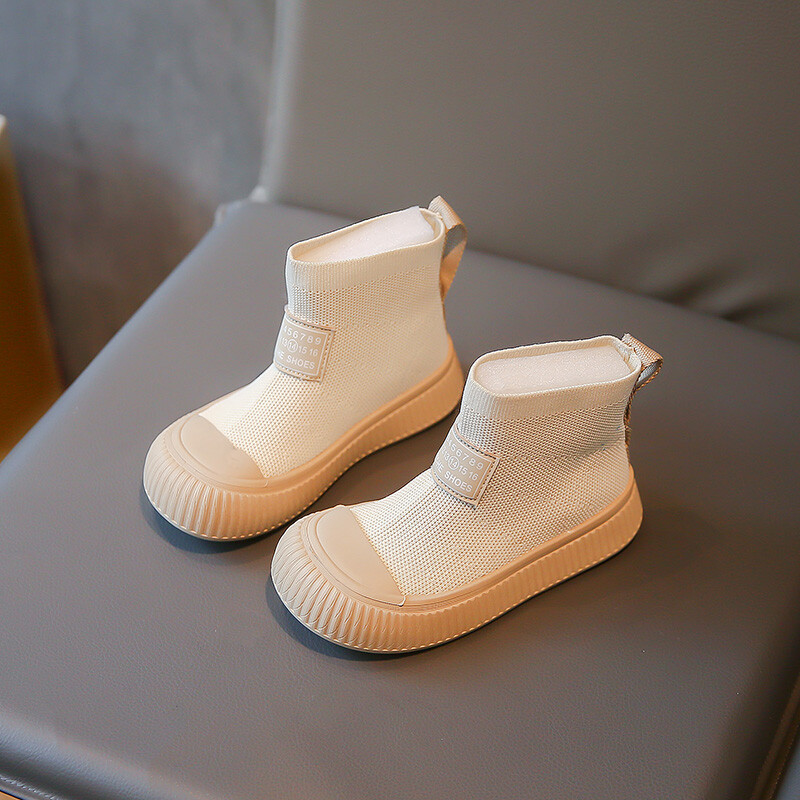 2023. aasta uued sügisesed beebijalatsid Koo hingavad laste saapad, poistele, poolsaapad, pehme tald, vabaaja moed väikelaste tüdrukute saapad