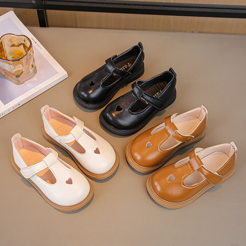 Kevad-sügis Lastele Tüdrukute Südamega õõnes nahast Printsessikingad Beebikingad