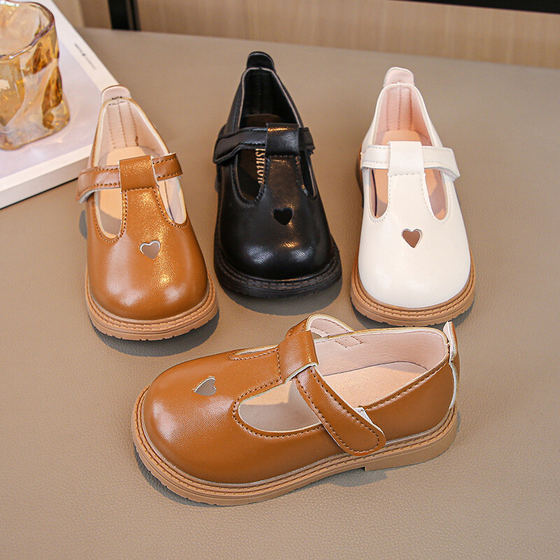 Kevad-sügis Lastele Tüdrukute Südamega õõnes nahast Printsessikingad Beebikingad