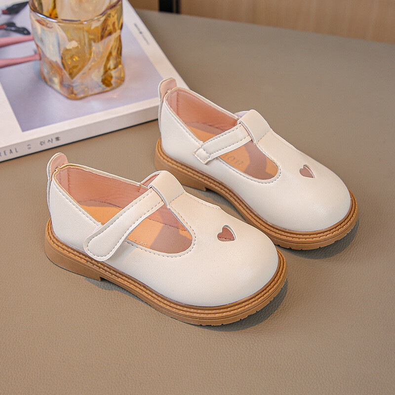 Kevad-sügis Lastele Tüdrukute Südamega õõnes nahast Printsessikingad Beebikingad