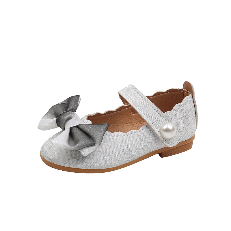 Pantofi pentru fete de toamnă la modă cu bowknot pentru bebeluși pantofi prințesă moale ocazional copii pantofi din piele de mică adâncime pantofi versatili anti-alunecare Mary Janes