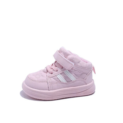 Lastele karusnahaga lumesaapad Poisid Tüdrukud Soojad puuvillased saapad Retro Stripe 2024 Talv Uus mood Laste Lühikesed Saapad Sport Stiil