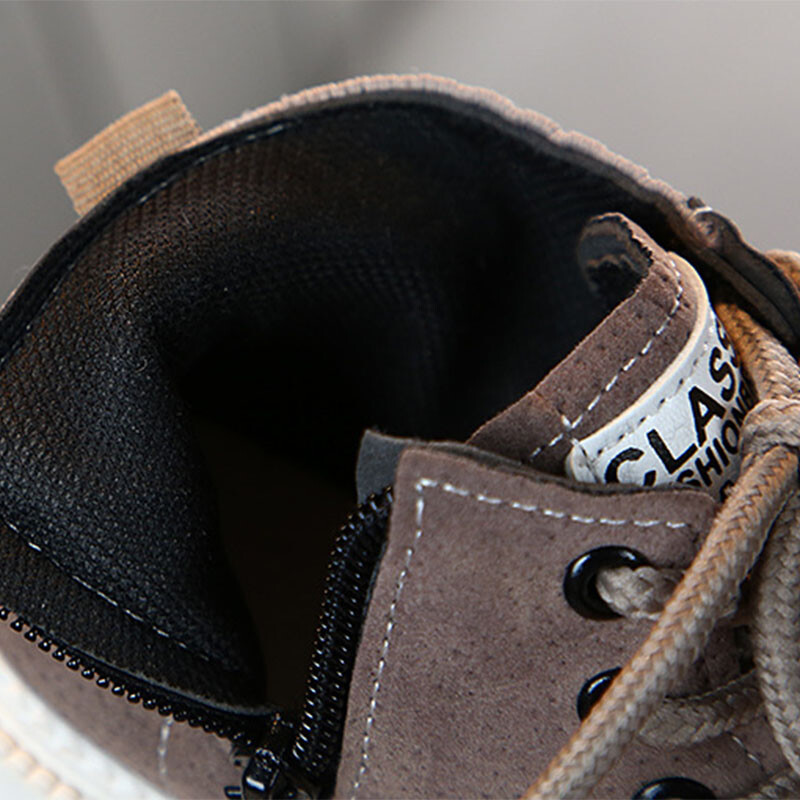 Sügis- ja talvemood laste puuvillased kingad, poiste soojad ja puuvillased Martini saapad, tüdrukute küljes lukuga retro