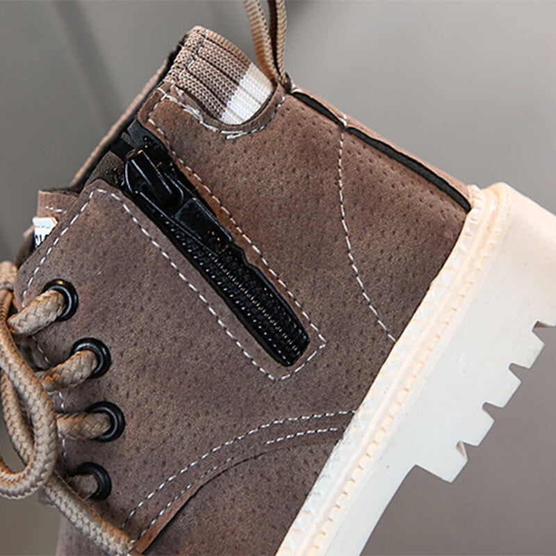 Sügis- ja talvemood laste puuvillased kingad, poiste soojad ja puuvillased Martini saapad, tüdrukute küljes lukuga retro