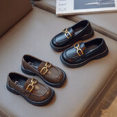 Marimea 26-37 Copii Pantofi din piele 2024 Primavara Toamna Copii Oxfords Pantofi casual Party Nunta Scoala Baieti Fete Pantofi cu slip-on