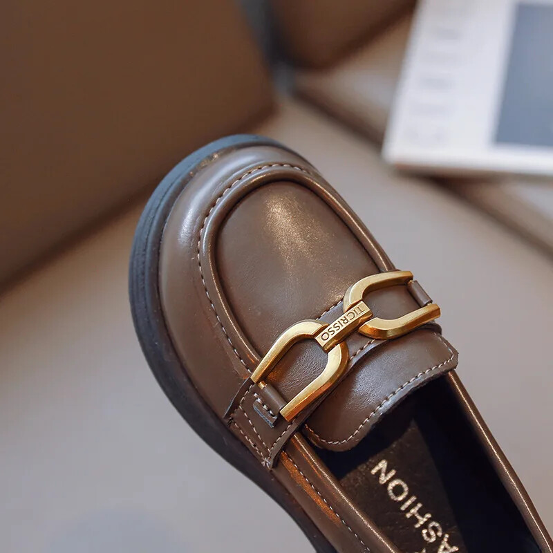 Marimea 26-37 Copii Pantofi din piele 2024 Primavara Toamna Copii Oxfords Pantofi casual Party Nunta Scoala Baieti Fete Pantofi cu slip-on