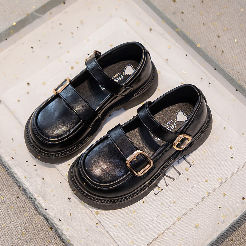 Δερμάτινα παπούτσια για κορίτσια για πάρτι γάμου Παιδικά παπούτσια πριγκίπισσας Απλή μόδα Παιδικά ματ παπούτσια 2024 Νέο