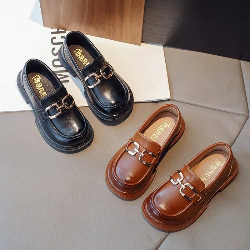 2024., dječje kožne cipele za djevojčice, jesen, nova moda i udobne ležerne cipele u britanskom stilu, protuklizne, cipele za nastup na vjenčanju