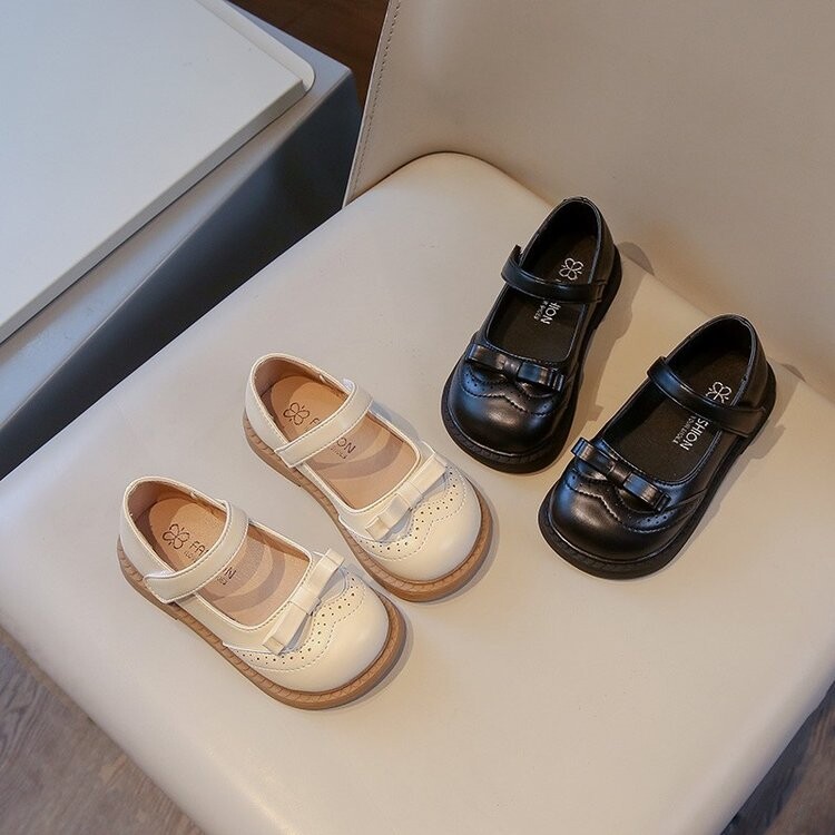 Pantofi din piele pentru copii, în stil britanic, pantofi simpli, cauzali, negri, pentru școală, modă, moale, versatili, pentru copii, primăvară, toamnă, nou