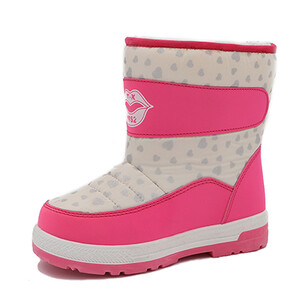 Talv tüdrukutele Sääre keskosa benji nööridega lumevildist saapad Veekindlad saapad Kummist jalatsid karusnahast vooder Tudengile mõeldud õuesaapad 2021