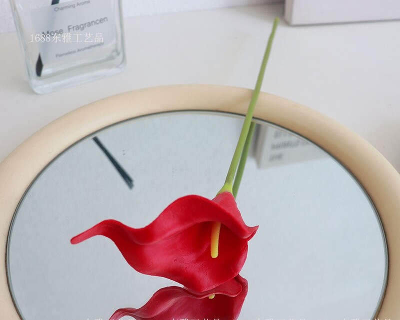  PU umjetni cvijet Calla ljiljan mladenka drži buket cvijeća lažni cvijet rekviziti za fotografiranje vjenčanja