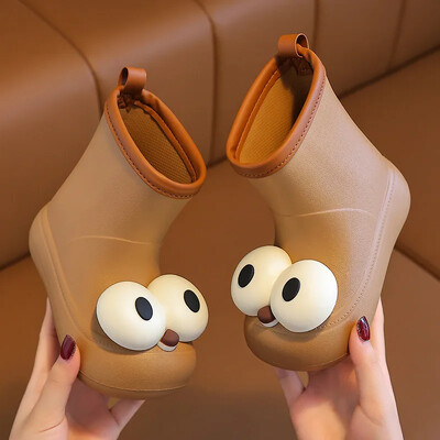 Водоустойчиви анимационни ботуши за дъжд за деца Сладки високи обувки