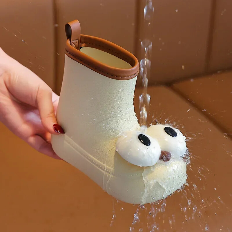 Водоустойчиви анимационни ботуши за дъжд за деца Сладки високи обувки