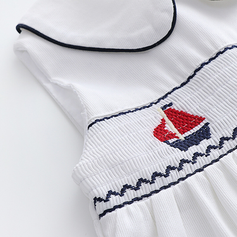 2024 Hispaania beebikleidid Tüdrukutele Lapsed Tikand Varrukateta Kleit Suvine Laste Butiik Rõivad Väikelastele Puuvillased Vestidos