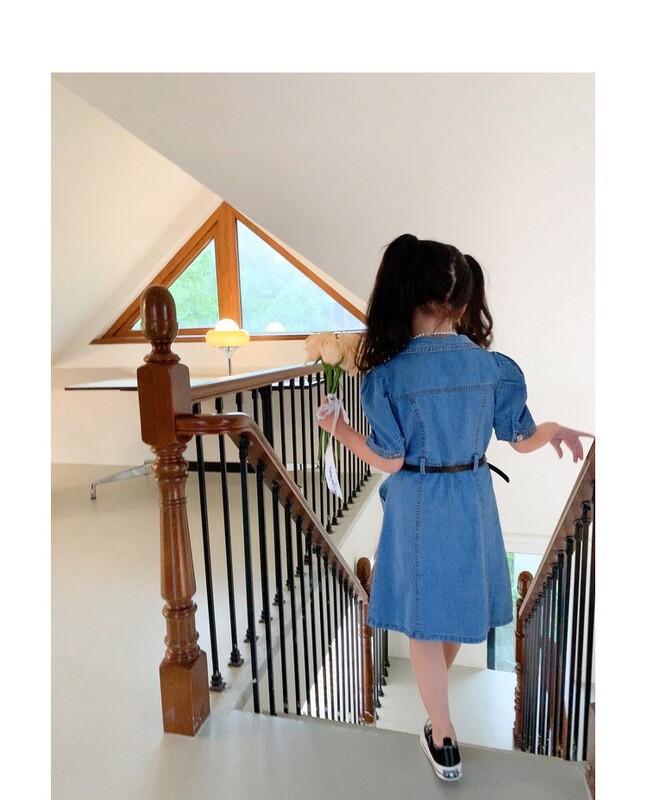 2024. aasta tüdrukute beebide teksakleit vööga, laste ja laste vabaajarõivad, suverõivad, sünnipäevariided, Vestidos