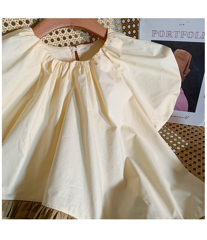 Tüdrukute vabaajakleidid Pitsist lapiline puhvis varrukatega kleit Peokleit lastele 2–8-aastastele tüdrukutele Tüdrukute riided