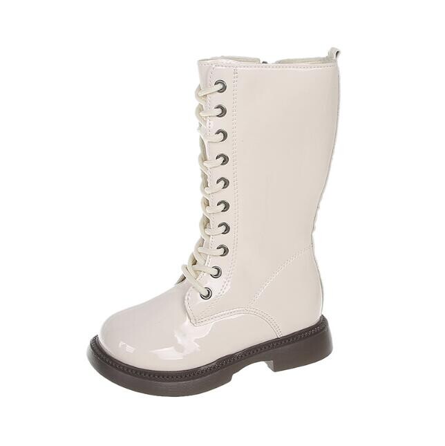 2024 Toamna Iarna Pantofi din piele pentru copii baieti fete cizme moda moale cizme lungi pentru bebelusi comod anti-alunecare cizme de zapada pentru copii