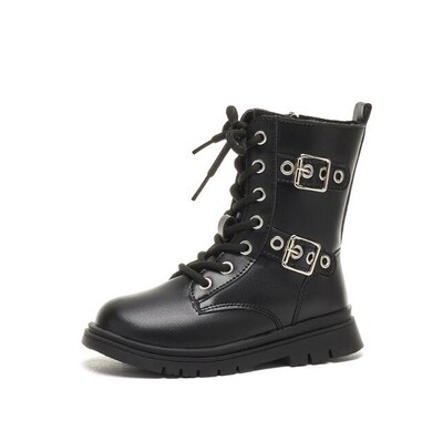 Laste nahast pahkluukingad Tüdrukud, samet vabaaja kõrge ülaosaga puuvillased kingad Tossud väikelapsed poisid lumesaapad Laste plüüsis moesaapad