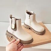 Sügistalv Uued Saapad Tüdrukud Saapad Poisid Lapsed Nahast Lumesaapad Lastele Lühikesed saapad Spordijalatsid Mood Laste Saapad Tossud