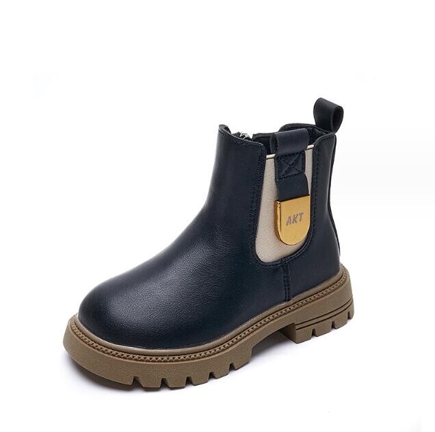 Sügistalv Uued Saapad Tüdrukud Saapad Poisid Lapsed Nahast Lumesaapad Lastele Lühikesed saapad Spordijalatsid Mood Laste Saapad Tossud