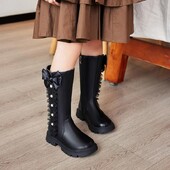 2024 Iarna Moda Copii Fete Cizme scurte Cizme de zăpadă de pluș în stil coreean Pantofi sport pentru copii Pantofi din piele de bumbac